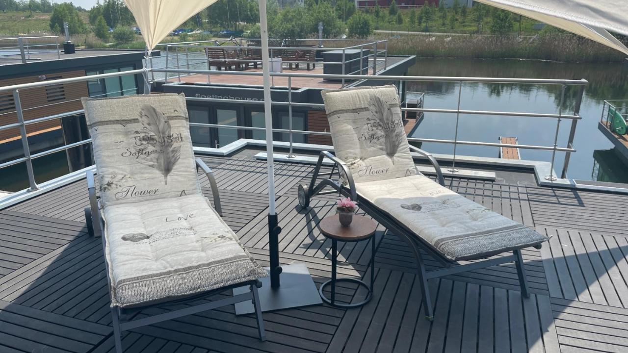 Hausboote Am Baerwalder See Traumhaus-Mieten Klitten Bagian luar foto
